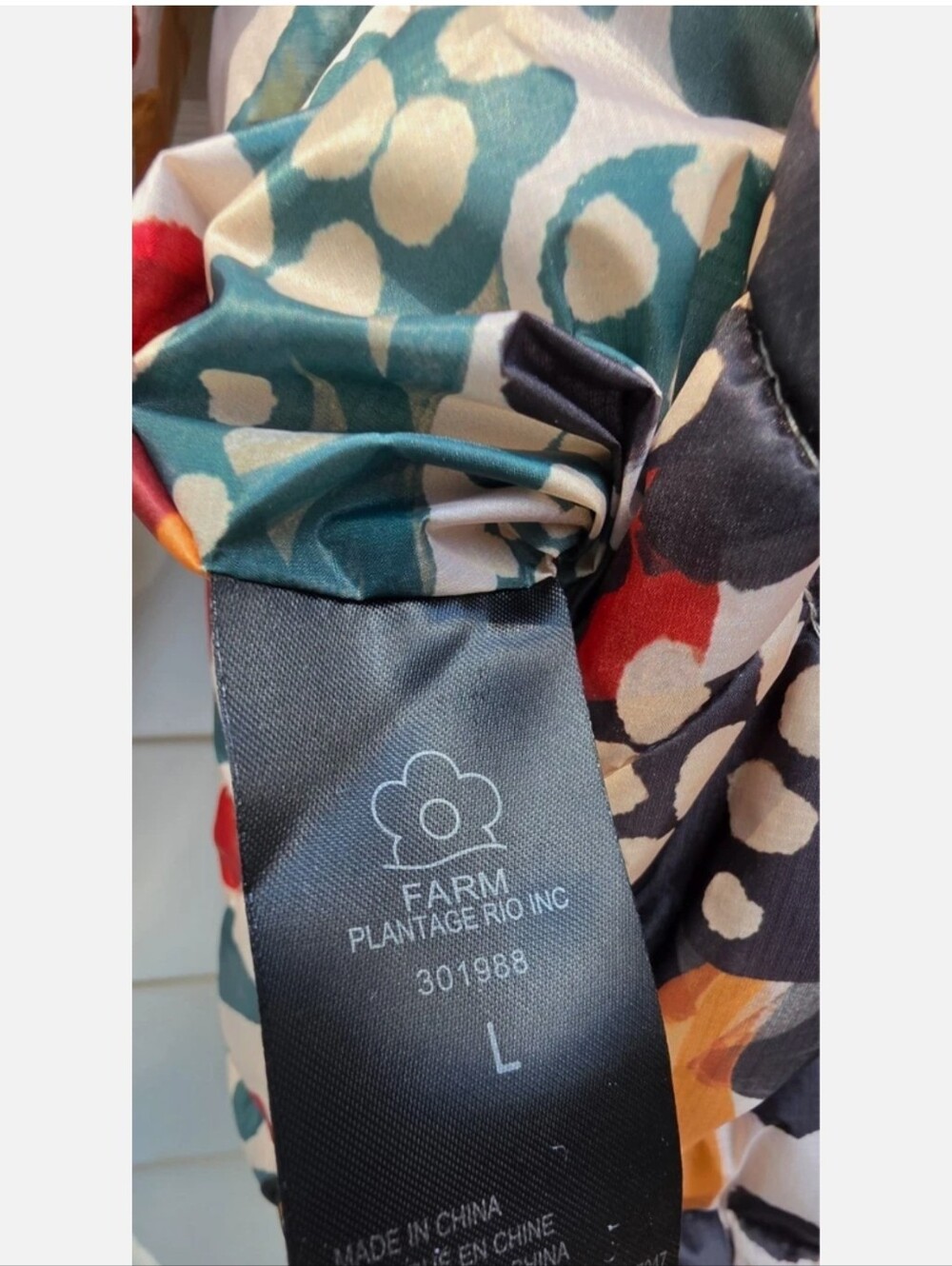 Stuning New Farm Rio Romantic Garden Reversible Puffed Hooded Belted Jacket L XL - Picture 13 of 16